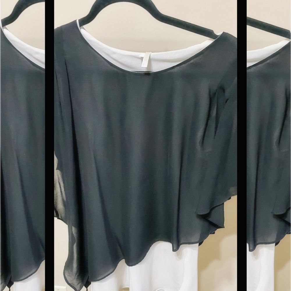 Lindi Black and White Blouse